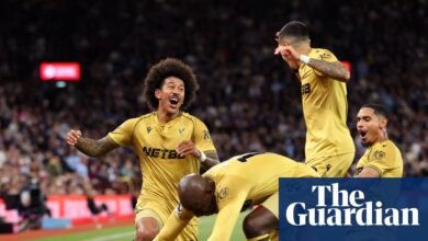 El aturdidor de Guyhi inspiró a Crystal Palace a ganar en Aston Villa | Liga Premier