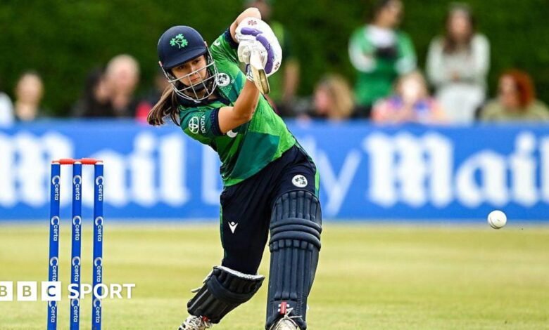 Calificador de la Copa Mundial T20 femenino: Amy Hunter protagoniza como Irlanda venció a Alemania en el clasificatorio Calificador de la Copa Mundial T20 femenino: Amy Hunter protagoniza como Irlanda venció a Alemania en el clasificatorio