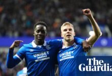Los cambios de Martin dan sus frutos cuando Gassama doble alivia a los Rangers más allá de Viktoria plzen | Guardabosques