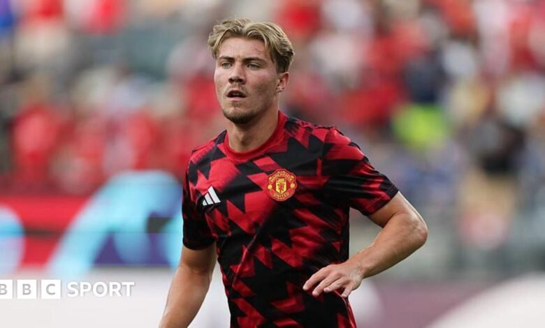 Rasmus Hojlund: el delantero del Manchester United cuesta £ 30 millones Rasmus Hojlund: el delantero del Manchester United cuesta £ 30 millones