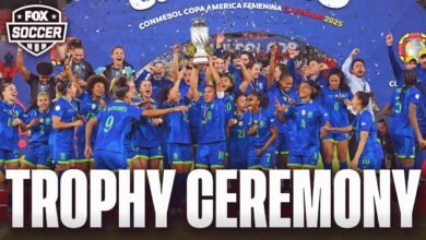 El premio completo de Brasil después de ganar Columbia en Copa América Femnina Finales | Fútbol