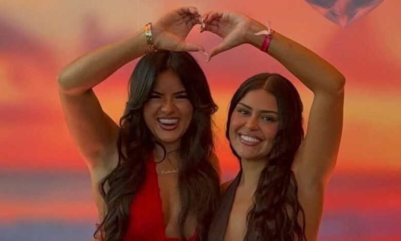 Love Island inesperado se sienten cómodos cuando derribaron en la fiesta de Bozie Punaron