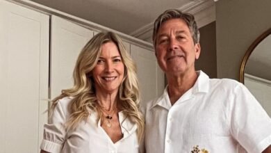 John Trood y su esposa Lisa se unieron al pulso en la fiesta de Amanda Holden después de la partida de MasterChef