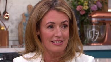 Patrick Kieltie Split Blait ‘Cat Dilly’ Ansious ‘después de regresar esta mañana después de culpar a Split