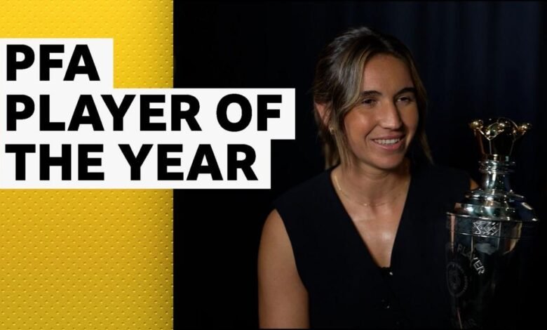 Mariona Caldentey ganó el premio al mejor jugador de la PFA