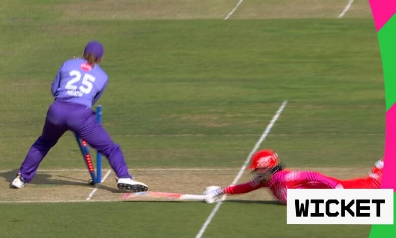 Mujeres Cien: Gales vs Superchargers en el norte – Sophia Dunkley se agota