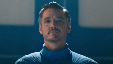 Nuevos cuatro fantásticos: primer paso El arte Pedro Passcal se ve fuera de la escena eliminada, pero no puedo obtener cómo soy extrañamente enorme Galactus