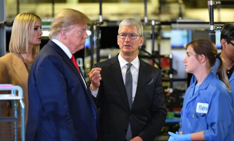 Apple está invirtiendo en los Estados Unidos, pero no es una historia que Trump está contando.
