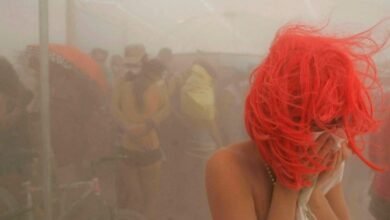 Burning Man 2025 Rocking con tormentas de polvo ‘locos’