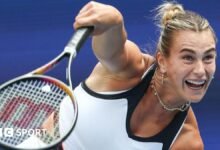 US Open 2025 Resultados: Aryna Sabalenka elogia a Max Mirnyi después de la victoria sobre Rebeka Masarova