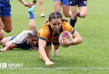 Australia 73-0 Samoa: Desiree Miller Hat-Trick Bag en Win Record