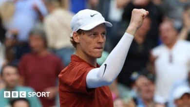 Resultados de US Open 2025: Jannik Sinner se defendió para ganar Denis Shapovalov en cuatro sets.