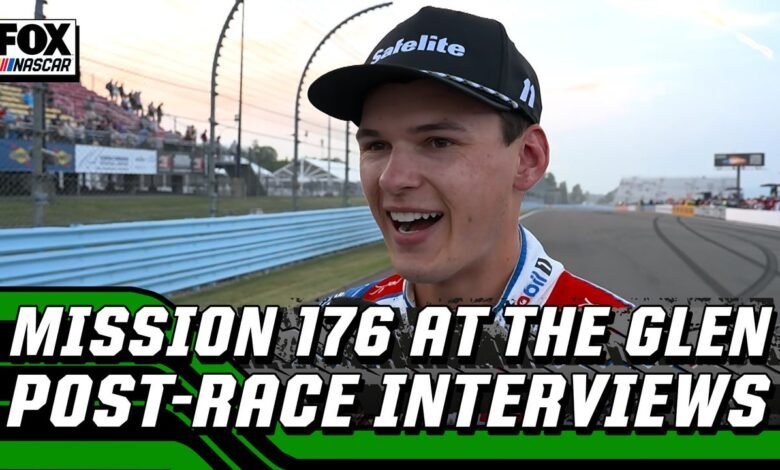 Corey Heim, entrevistas después de la carrera de Daniel Hemric de Watkins Glen International | NASCAR en Fox