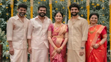 El hijo del actor Prem Kumar, Kaushik Sundaram Lovish, se casó con Pujita en la ocasión, vea las fotos