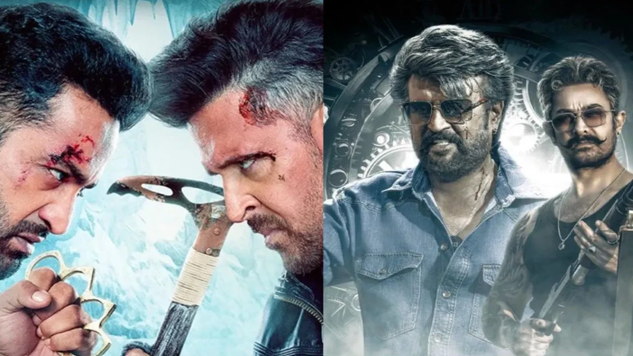 War II vs. Coolie 6 días Comparación global de taquilla: Rajinikanth y Lokesh Kanagaraj Drama del crimen Hrithik Roshan, retenido Rs 1 crore en la cima de Junior NTR Film