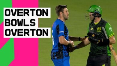 CRAIG Overton Bowls Hermano gemelo Jamie para ganar el partido
