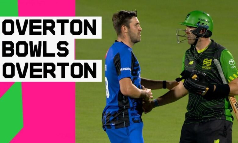 CRAIG Overton Bowls Hermano gemelo Jamie para ganar el partido CRAIG Overton Bowls Hermano gemelo Jamie para ganar el partido