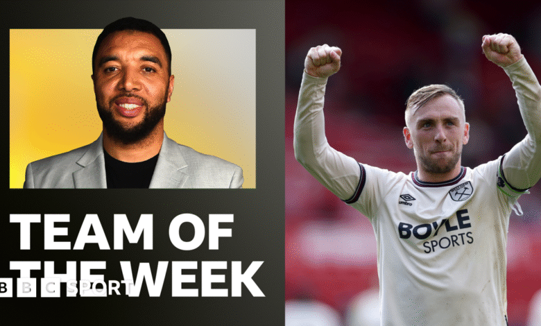 Equipo semanal de Troy Deeney: Henderson, Bowen, Pedro, Beto, Szoboszlai, Dewsbury-Hall Equipo semanal de Troy Deeney: Henderson, Bowen, Pedro, Beto, Szoboszlai, Dewsbury-Hall