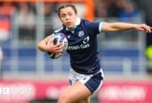 Copa Mundial Femenina: Escocia perdió. ‘Talento emocionado’ Scott fue a la mano rota