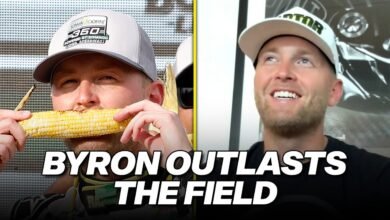 William Byron rompió la estrategia Win & Fuel Iowa