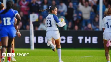 Rugby femenino en la Copa Mundial de 2025: French Thrash Brasil 84-5 para lograr los cuartos de final