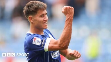 Rubin Colwill: Cardiff City, el capitán adjunto estableció una meta de una liga llamada
