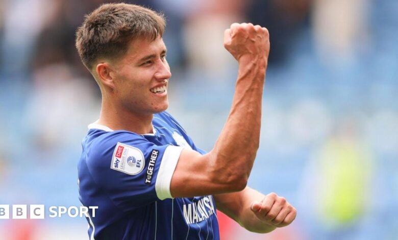 Rubin Colwill: Cardiff City, el capitán adjunto estableció una meta de una liga llamada Rubin Colwill: Cardiff City, el capitán adjunto estableció una meta de una liga llamada