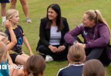 El gobierno cometió £ 1.5 millones por dos nuevos arcos de cricket como Lisa Nandy de Labor dijo que Rishi Sunak de £ 35 millones planeaba una imaginación.
