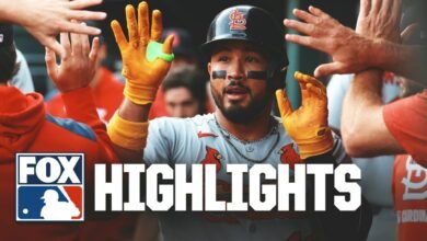 Cardinal en comparación con el rojo llamativo | MLB en Fox