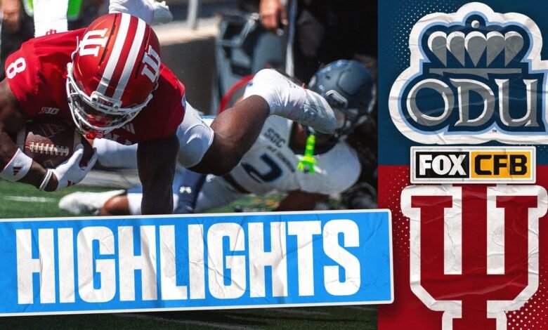 Old Dominion Monarchs vs. No. 20 Indiana Hoosiers destacados | Football College Fox Old Dominion Monarchs vs. No. 20 Indiana Hoosiers destacados | Football College Fox