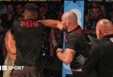 UFC: Sean Strickland está prohibido durante seis meses después de atacar a los combatientes en el evento.