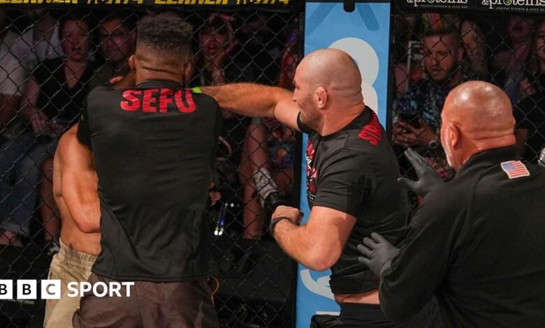 UFC: Sean Strickland está prohibido durante seis meses después de atacar a los combatientes en el evento.