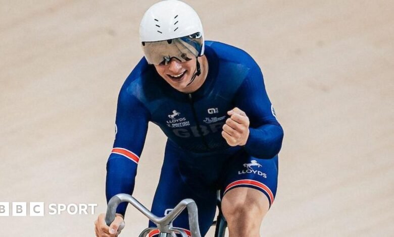 Matt Richardson de GB Breaks World Records comienza 200 m