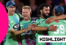 Cientos de 2025 prominente: cohetes Oval Invincibles v Trent