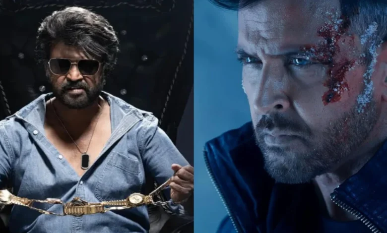 Comparación de taquilla de Coolie Vs Wars 2: la película Hrithik Roshan y NTR lidera la película de Rajinikanth en el segundo día en India Comparación de taquilla de Coolie Vs Wars 2: la película Hrithik Roshan y NTR lidera la película de Rajinikanth en el segundo día en India