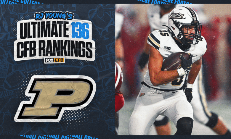 2025 Purdue: los Boilermakers ocupan 99 en lo último de RJ Young 136.