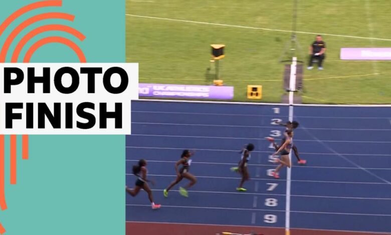 Campeonato de atletismo del Reino Unido: Dina Asher-Smith recibió un premio de oro de 200 m en la fotografía. Campeonato de atletismo del Reino Unido: Dina Asher-Smith recibió un premio de oro de 200 m en la fotografía.