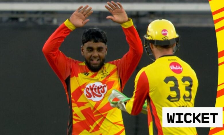 The Cien 2025: Trent Rockets V Birmingham Phoenix: Jacob Bethell Wicket ha comenzado a Rehan Ahmed The Cien 2025: Trent Rockets V Birmingham Phoenix: Jacob Bethell Wicket ha comenzado a Rehan Ahmed