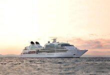 Feliz crucero en aguas japonesas