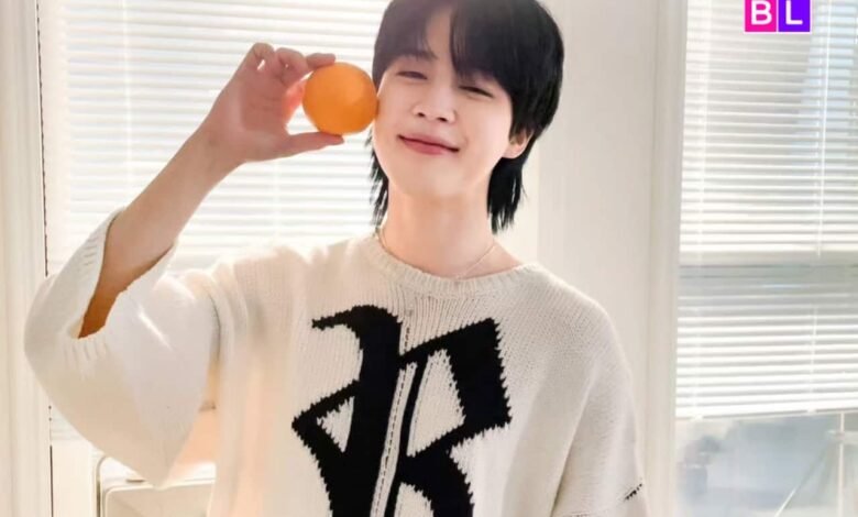 La estrella de BTS, Jimine, entrega un fanático de otra publicación de fan-pri-instagram