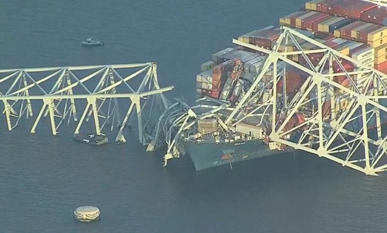 El constructor de naves demandó sobre el colapso del puente de Baltimore El constructor de naves demandó sobre el colapso del puente de Baltimore
