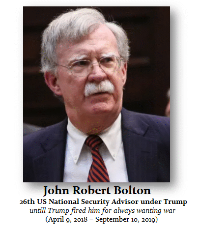 John Bolton y Deep State John Bolton y Deep State