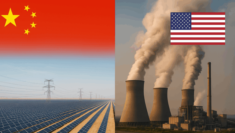 Dos caminos de energía: China se fija en las energías renovables, se aferra a los Estados Unidos al carbón