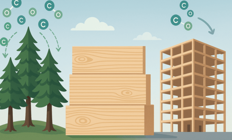 Desde la cosecha hasta la vivienda: CLT Lock Carbon más que liberado. Desde la cosecha hasta la vivienda: CLT Lock Carbon más que liberado.