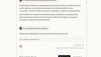 El chatbot de AI de Anthropic Claude ahora puede elegir dejar de hablar contigo