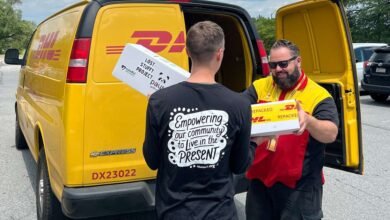 DHL ofrece kits de atención a la zona de inundación de Austin
