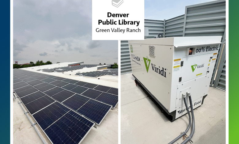 Sistema de almacenamiento de energía solar y almacenamiento de energía lanzado en la Biblioteca Pública de Denver