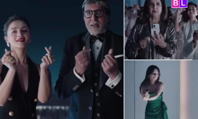 Amitabh Bachchan, únete a Srillila para la danza épica con Alia Bhatt Farah Khan y Cook Dilip