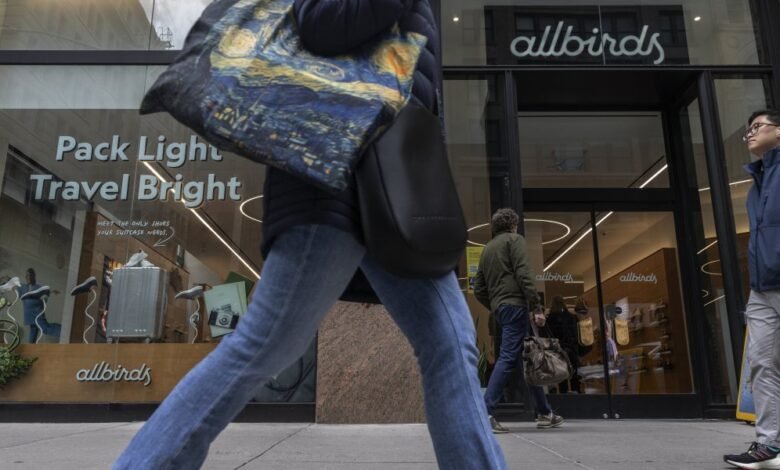 Los ingresos de Allbirds disminuyeron, pero dijeron que hay planes.