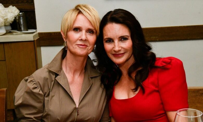 Y al igual que ese acabado: Cynthia Nixon, Christine Davis Response Y al igual que ese acabado: Cynthia Nixon, Christine Davis Response